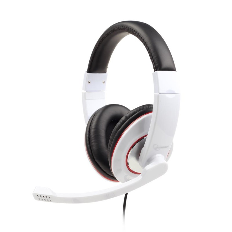 HEADSET STEREO WHITE/MHS-001-GW GEMBIRD HEADSET STEREO WHITE/MHS-001-GW GEMBIRD